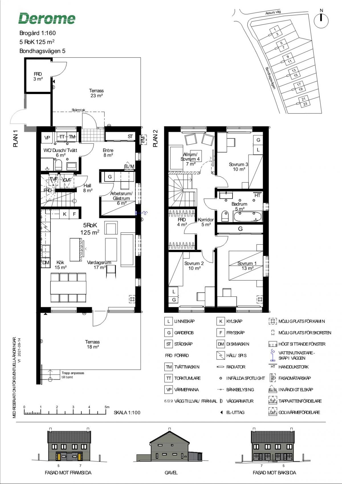 Bofaktablad Bondhagsvägen 5