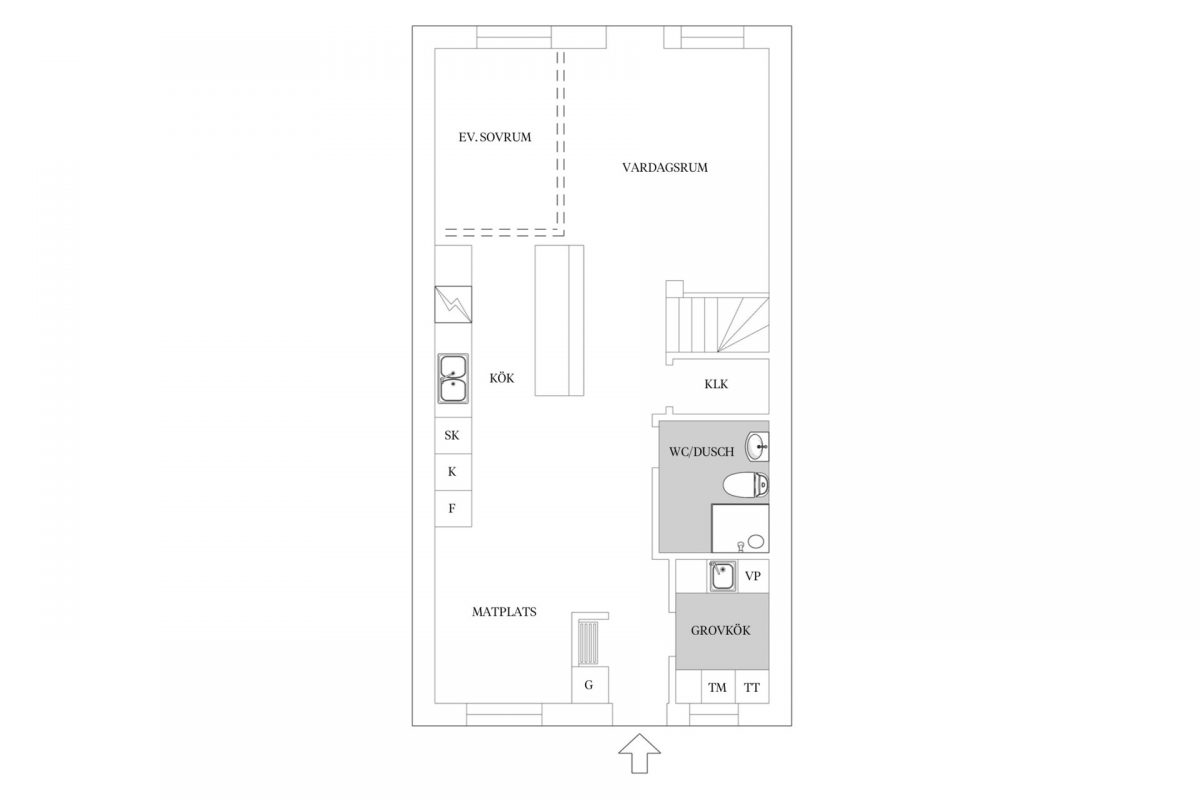 Radhus 3 och 5 Plan 1