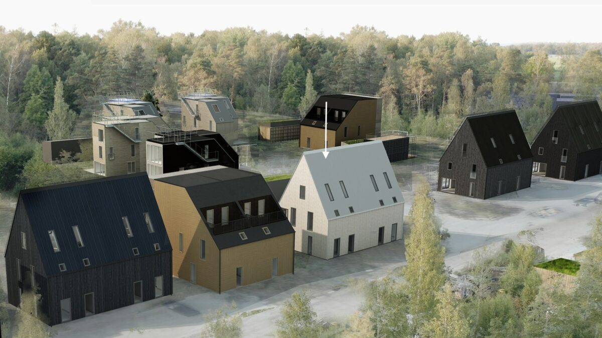 Visionsbild (hus nr 9 på plankarta som hittas under dokument)