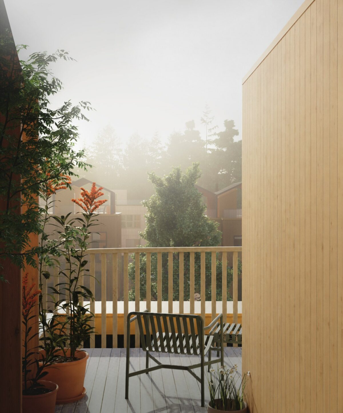 Trädgårdshusen Terass