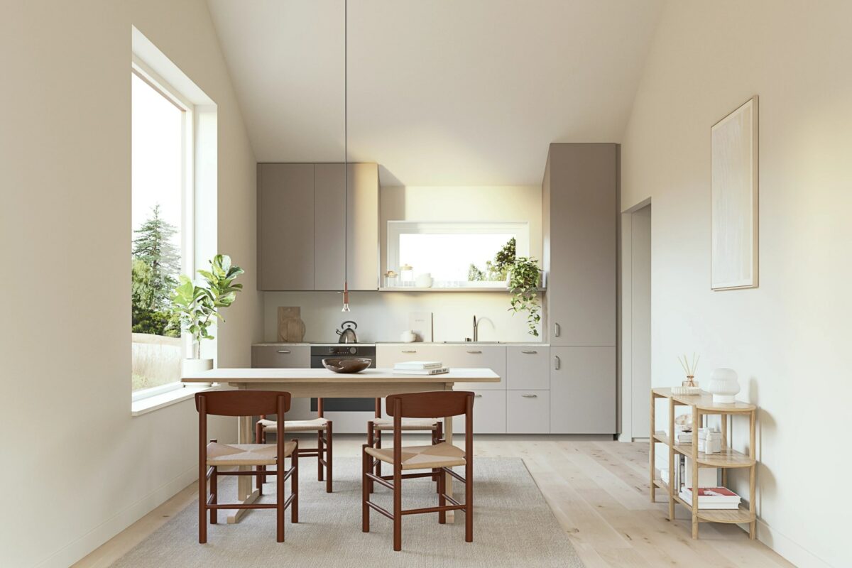 Skogsbrynet, bilden är en visualisering så avvikelser kan förekomma